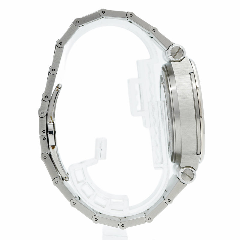 【5wwm0285】ブルガリ ディアゴノ カリブロ303 DG42C14SWGSDCH グレー文字盤【中古】腕時計 メンズ