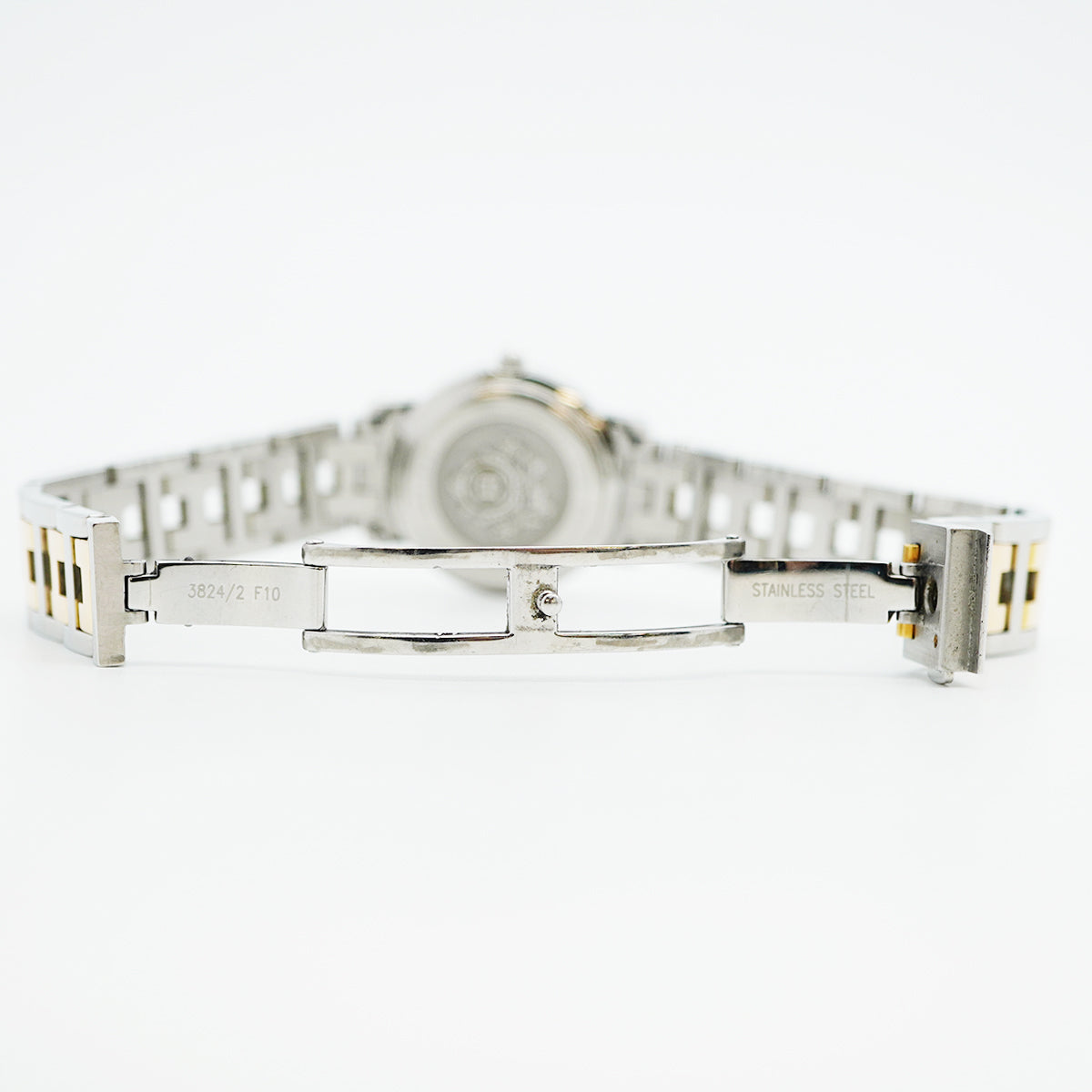 【5wwm0288】エルメス クリッパー CL4.221 ピンク文字盤【中古】腕時計 レディース