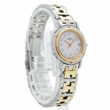 【5wwm0288】エルメス クリッパー CL4.221 ピンク文字盤【中古】腕時計 レディース