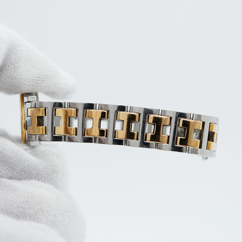 【5wwm0288】エルメス クリッパー CL4.221 ピンク文字盤【中古】腕時計 レディース