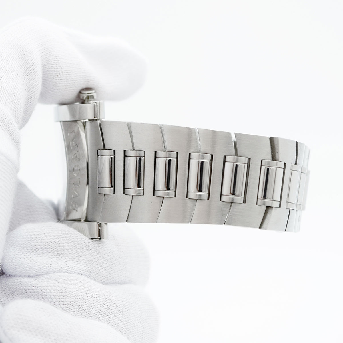 【5wwm0298】ブルガリ アショーマ AA44SCH グレー文字盤【中古】腕時計 メンズ