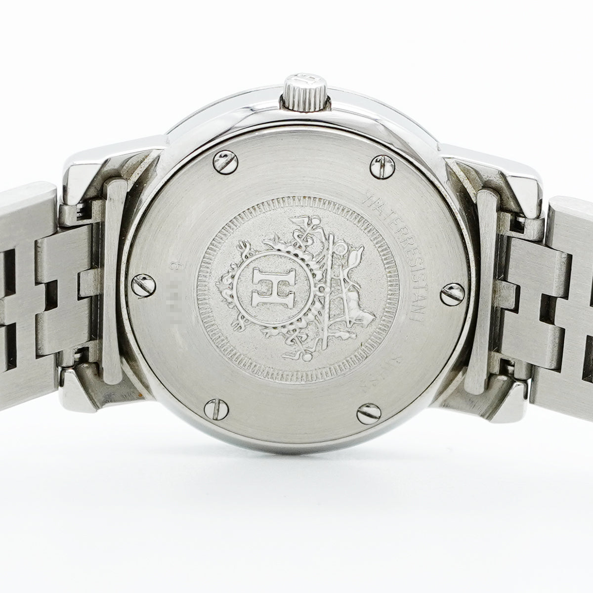 【5wwm0302】エルメス キャリック CA1.220 白文字盤【中古】腕時計 レディース