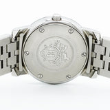 【5wwm0302】エルメス キャリック CA1.220 白文字盤【中古】腕時計 レディース