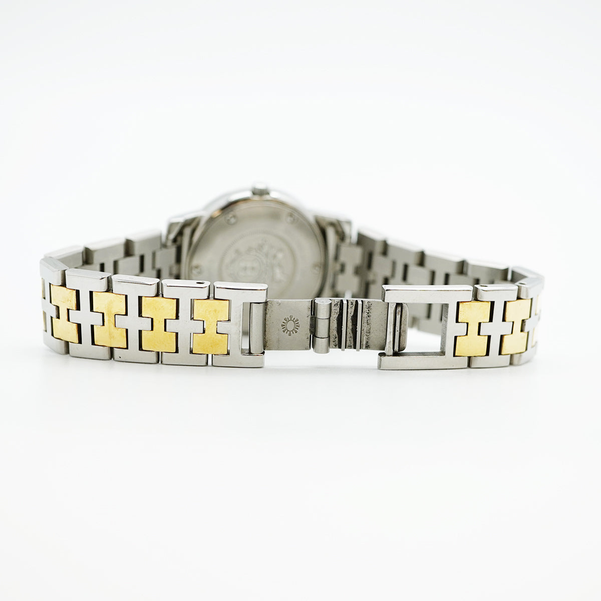 【5wwm0302】エルメス キャリック CA1.220 白文字盤【中古】腕時計 レディース