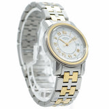 【5wwm0302】エルメス キャリック CA1.220 白文字盤【中古】腕時計 レディース