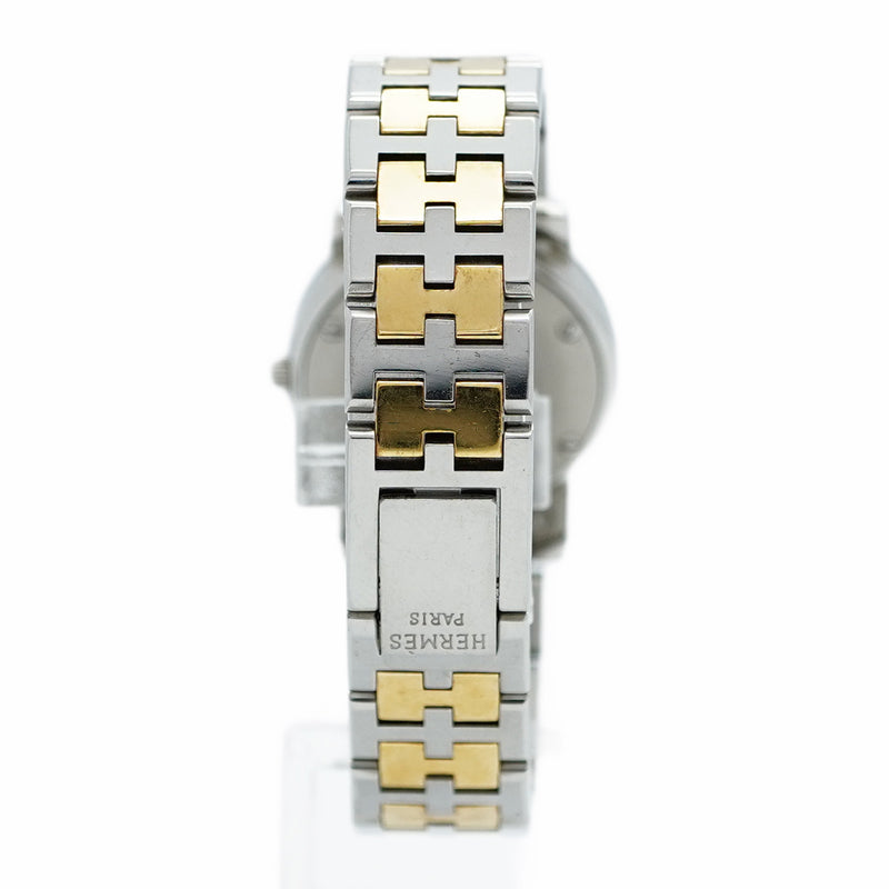 【5wwm0302】エルメス キャリック CA1.220 白文字盤【中古】腕時計 レディース