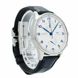 【5wwm0348】IWC アイダブリューシー シャフハウゼン ポルトギーゼ クロノグラフ IW371605 シルバー文字盤【中古】腕時計 メンズ