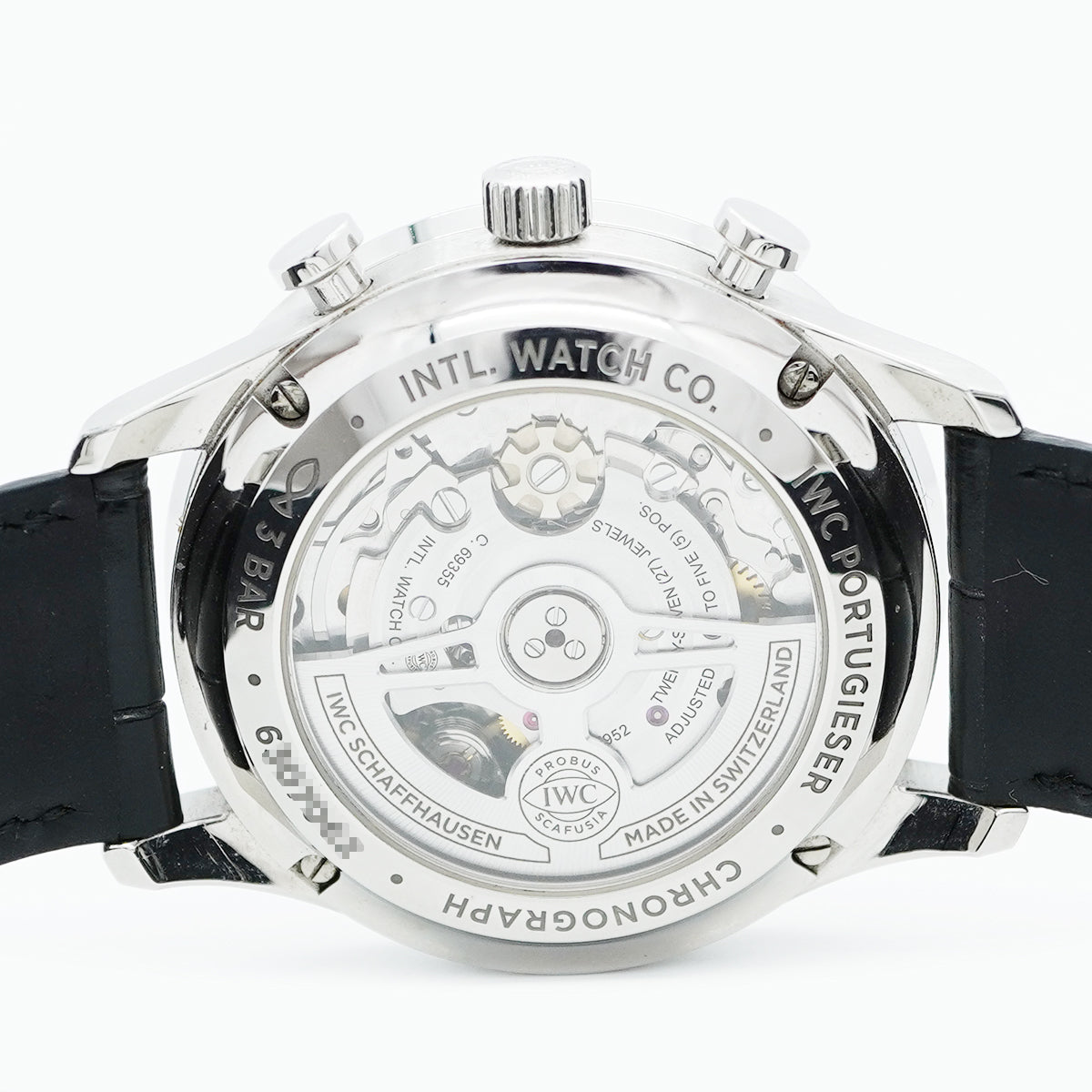 【5wwm0354】IWC アイダブリューシー シャフハウゼン ポルトギーゼ IW371604 シルバー文字盤【中古】腕時計 メンズ
