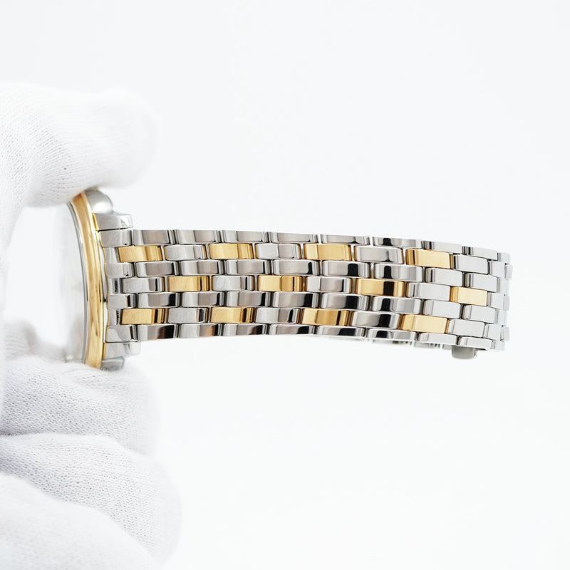 【5wwm0356】オメガ デ・ヴィル 424.20.37.20.02.001 シルバー文字盤【中古】腕時計 メンズ