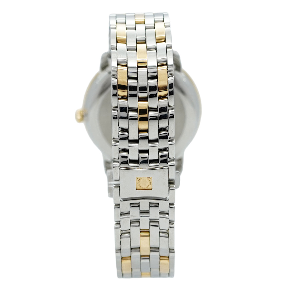 【5wwm0356】オメガ デ・ヴィル 424.20.37.20.02.001 シルバー文字盤【中古】腕時計 メンズ