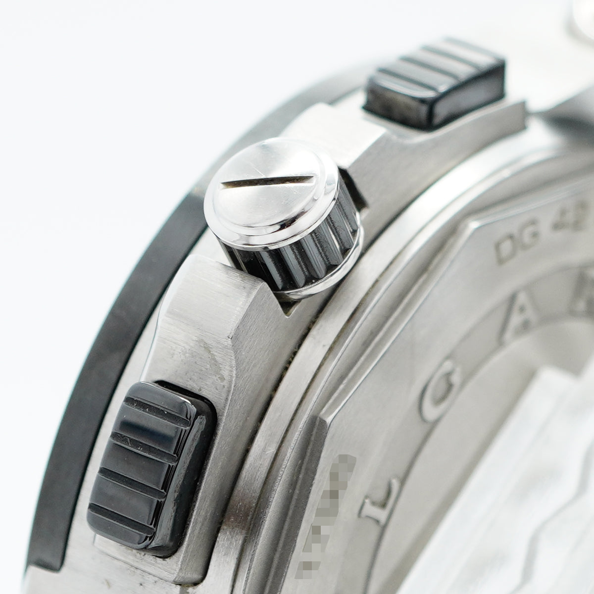 【5wwo0008】ブルガリ ディアゴノ クロノグラフ DG42SCCH 黒文字盤【中古】腕時計 メンズ