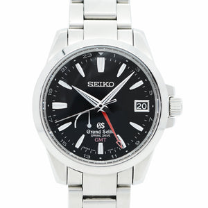 ★在庫処分★最終価格★SALE【5wwo0011】セイコー グランドセイコー 9R66-0AE0/SBGE213 黒文字盤【中古】腕時計 メンズ