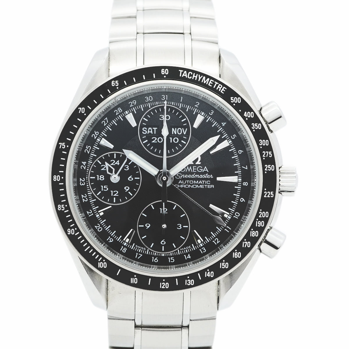 【5wwo0015】オメガ スピードマスター 3220.50 黒文字盤【中古】腕時計 メンズ