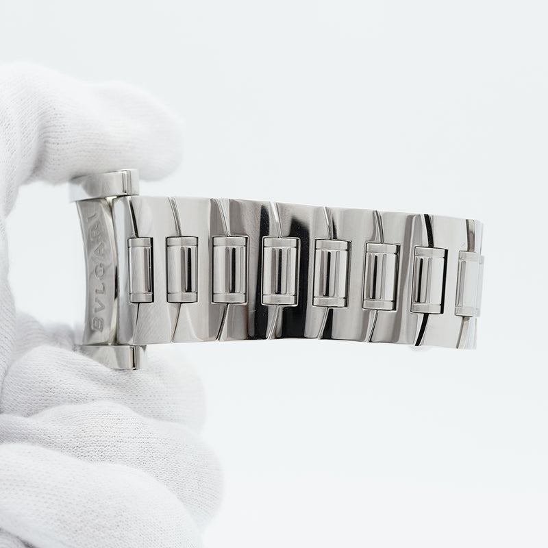 【5wwo0026】ブルガリ アショーマ AA44S グレー文字盤【中古】腕時計 メンズ