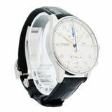 【5wwo0040】IWC アイダブリューシー シャフハウゼン ポルトギーゼ IW371401 シルバー文字盤【中古】腕時計 メンズ