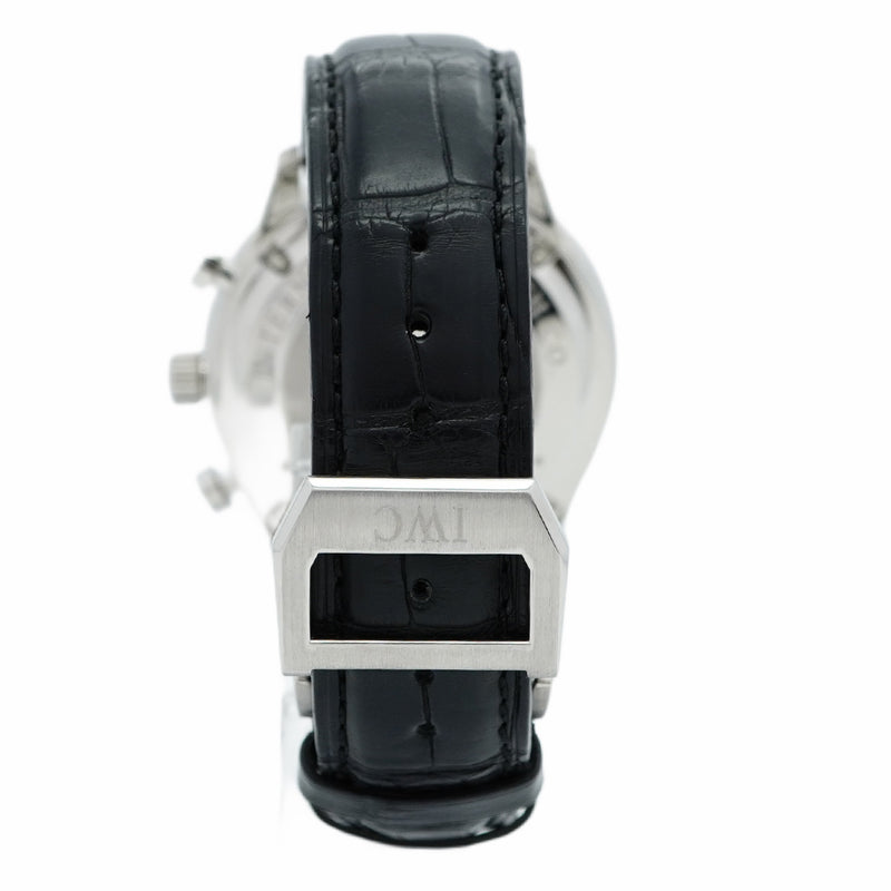 【5wwo0040】IWC アイダブリューシー シャフハウゼン ポルトギーゼ IW371401 シルバー文字盤【中古】腕時計 メンズ