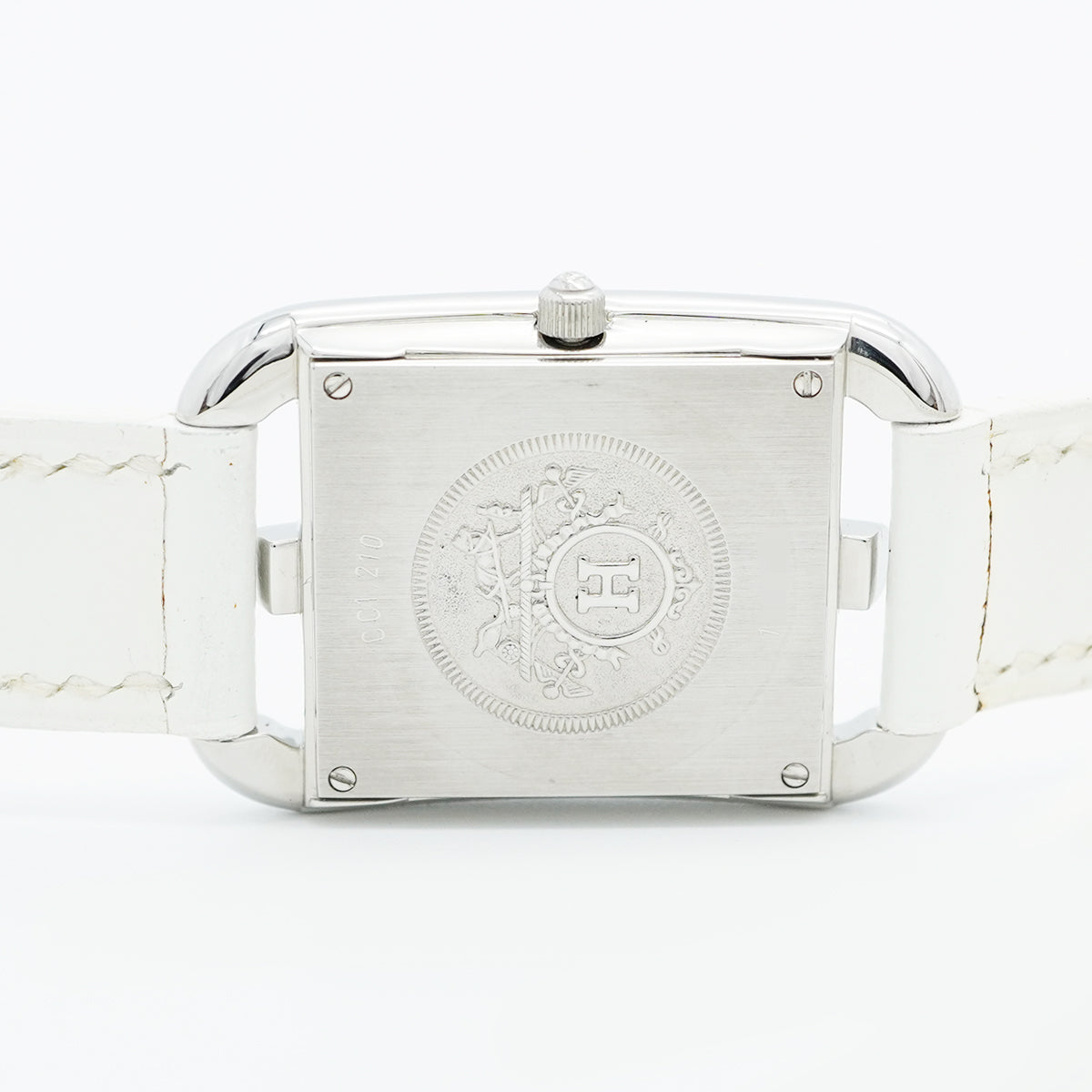 【5wwo0052】エルメス ケープコッド CC1.210 白文字盤【中古】腕時計 レディース