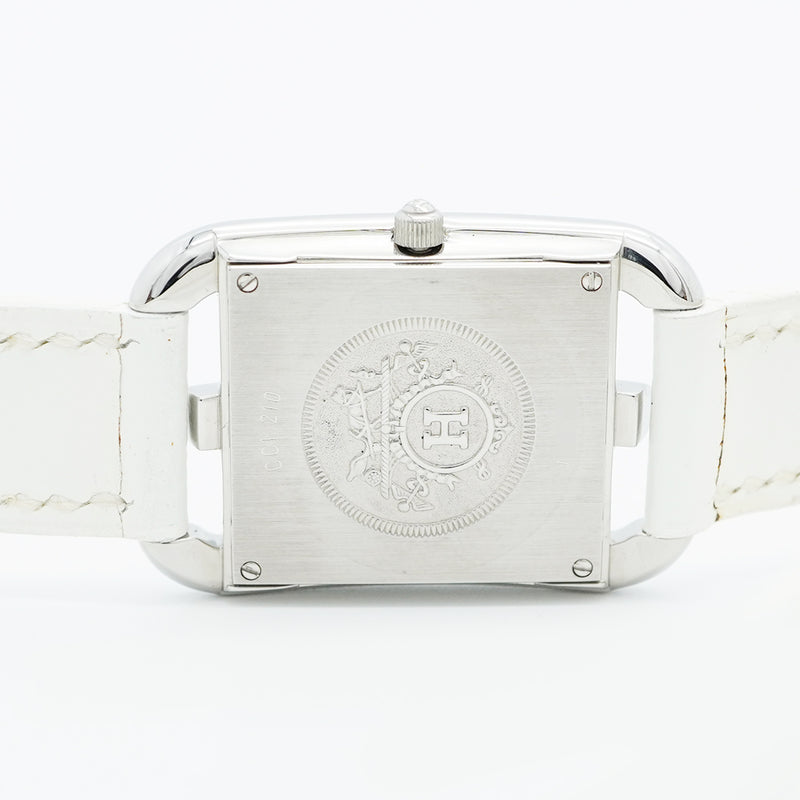 【5wwo0052】エルメス ケープコッド CC1.210 白文字盤【中古】腕時計 レディース