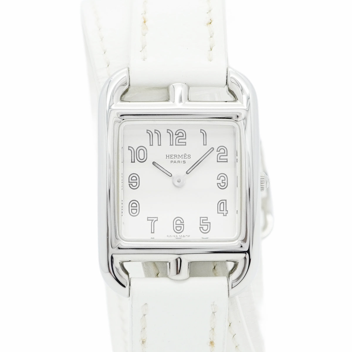 【5wwo0052】エルメス ケープコッド CC1.210 白文字盤【中古】腕時計 レディース