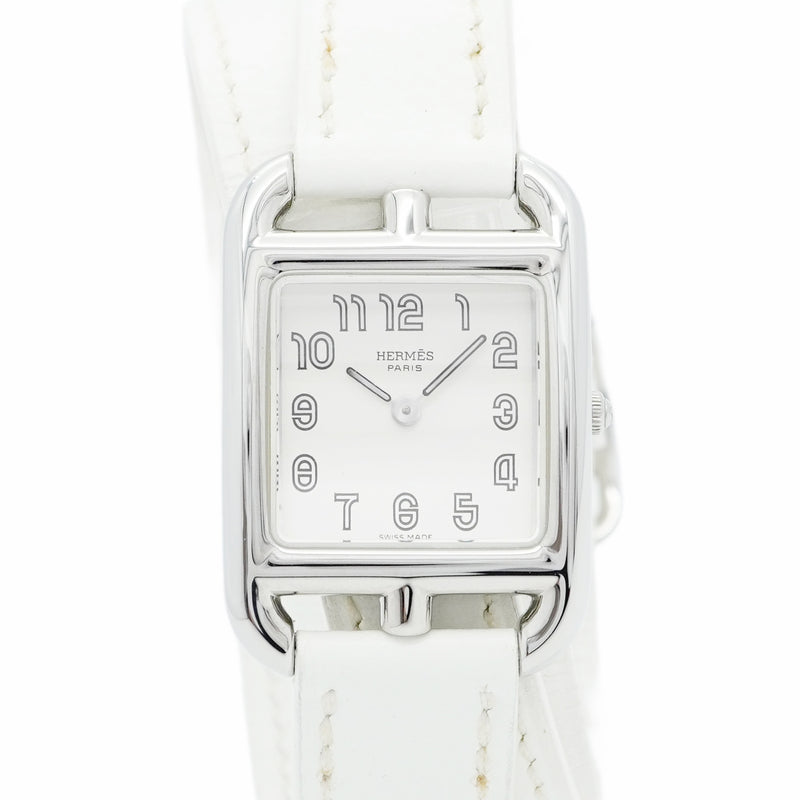 【5wwo0052】エルメス ケープコッド CC1.210 白文字盤【中古】腕時計 レディース