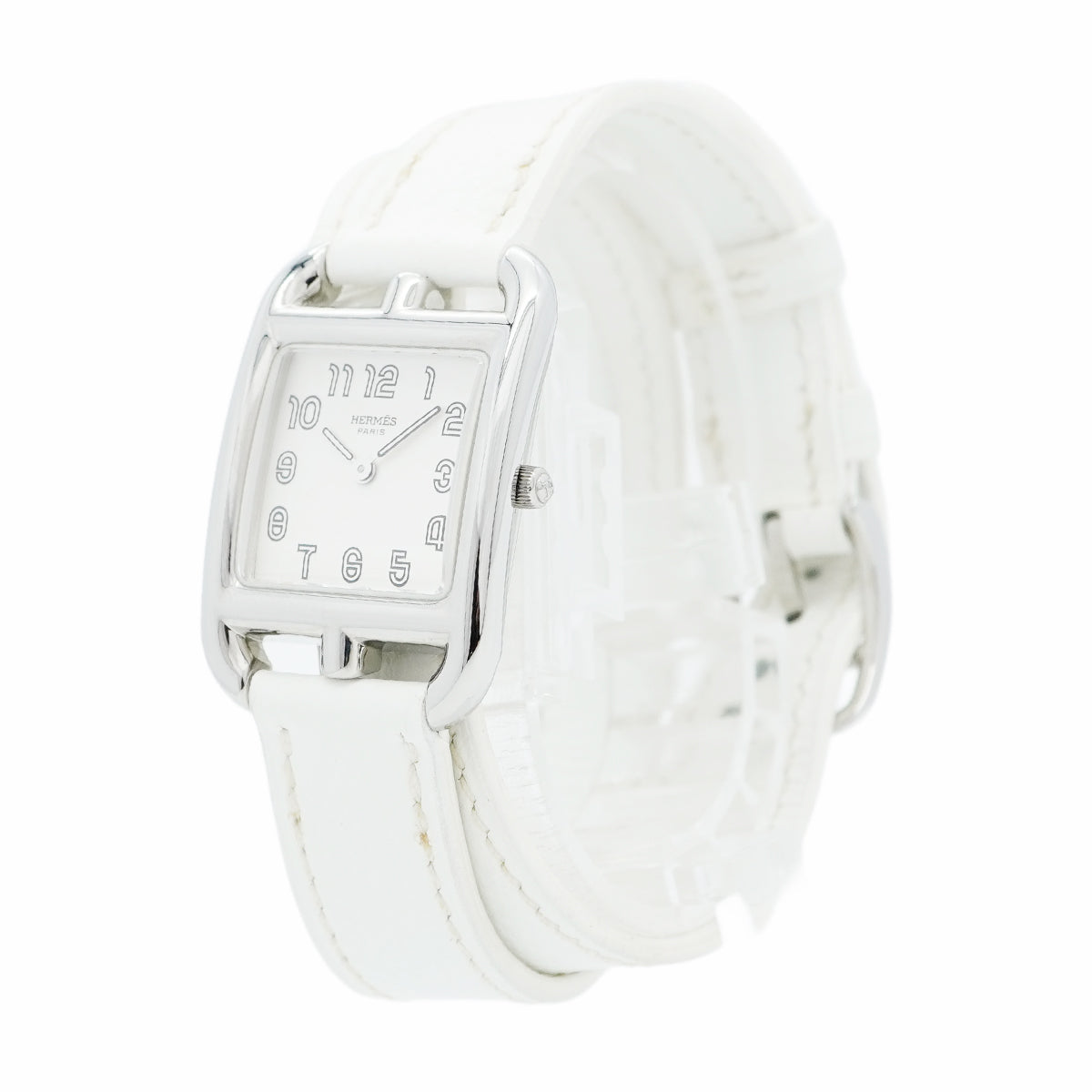 【5wwo0052】エルメス ケープコッド CC1.210 白文字盤【中古】腕時計 レディース