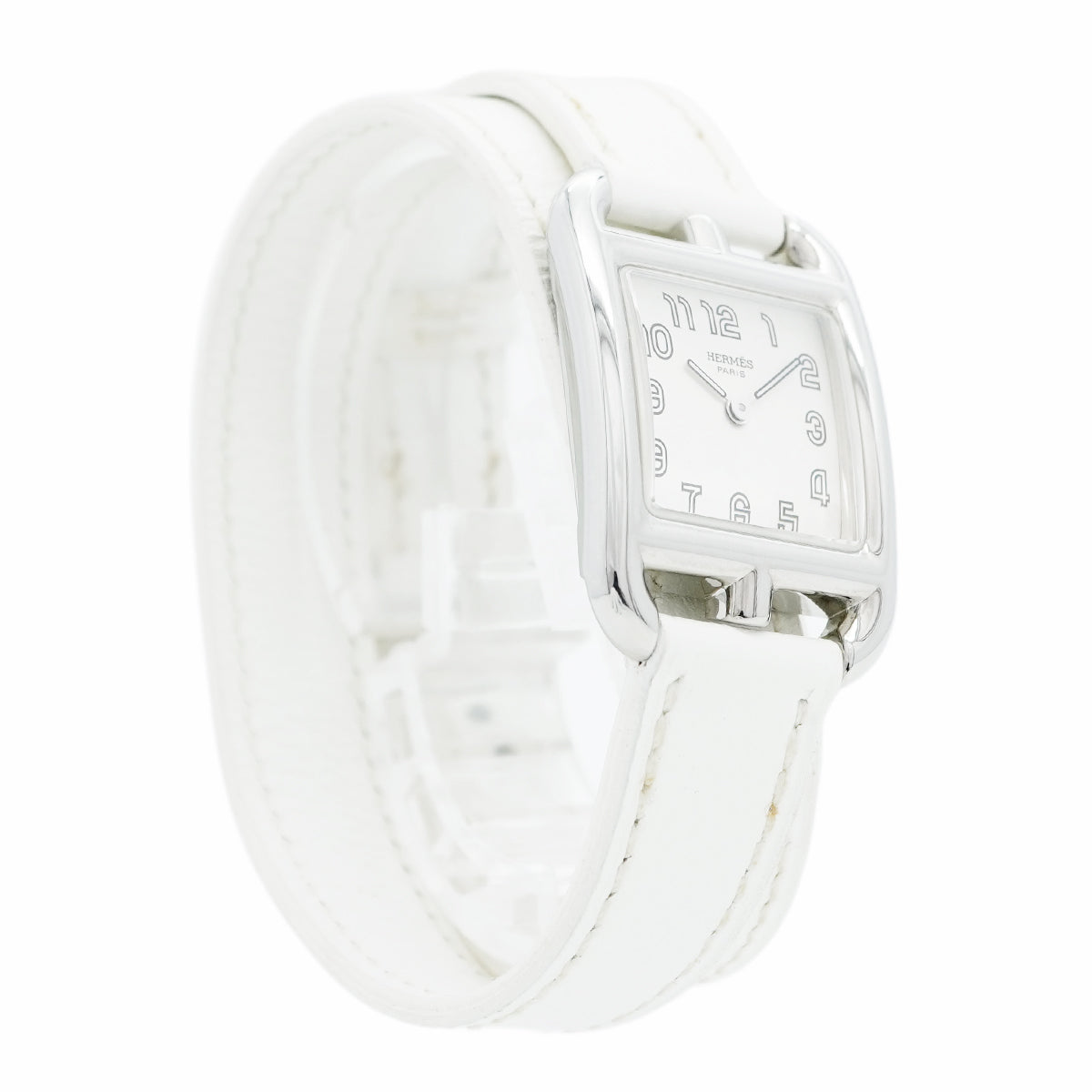 【5wwo0052】エルメス ケープコッド CC1.210 白文字盤【中古】腕時計 レディース