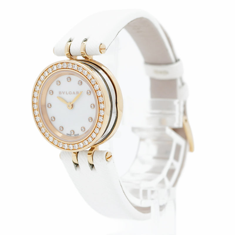 【5wwo0059】ブルガリ ビーゼロワン BZP23SG 白文字盤【中古】腕時計 レディース