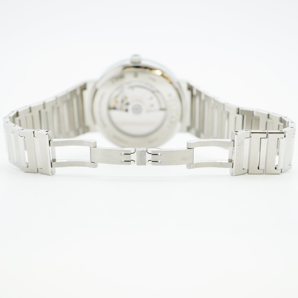 【5wwo0073】ブルガリ ブルガリブルガリ BB41S 青文字盤【中古】腕時計 メンズ