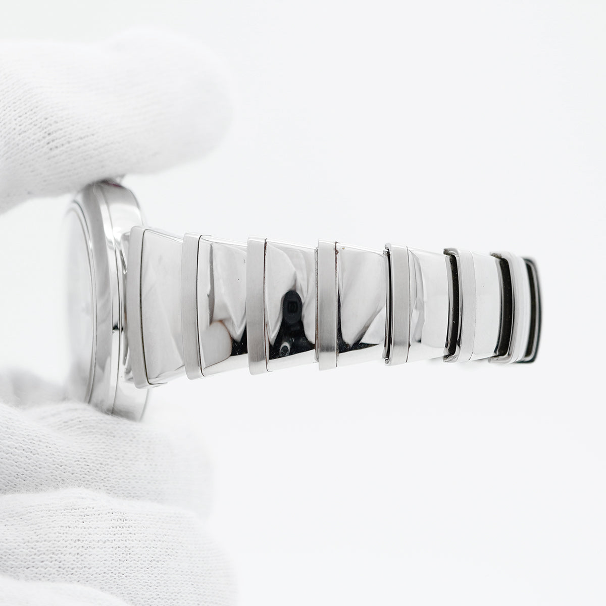 【5wwo0077】ブルガリ ルチェア LU36WSSD/11 白文字盤【中古】腕時計 レディース