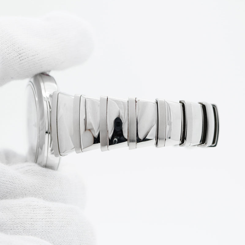 【5wwo0077】ブルガリ ルチェア LU36WSSD/11 白文字盤【中古】腕時計 レディース