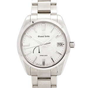 【5wwo0312】セイコー グランドセイコー 9R65-0DY0/SBGA465 シルバー文字盤【中古】腕時計 メンズ