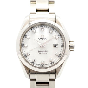 【5wwo0400】オメガ シーマスター 231.10.30.61.55.001 白文字盤【中古】腕時計 レディース