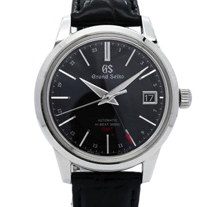 【5wwo0444】セイコー グランドセイコー 9S86-00C0/SBGJ219 黒文字盤【中古】腕時計 メンズ