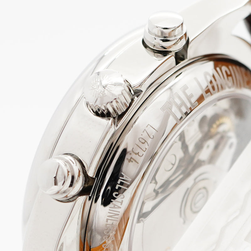 5wwp0208】ロンジン マスターコレクション L2.673.4 シルバー文字盤