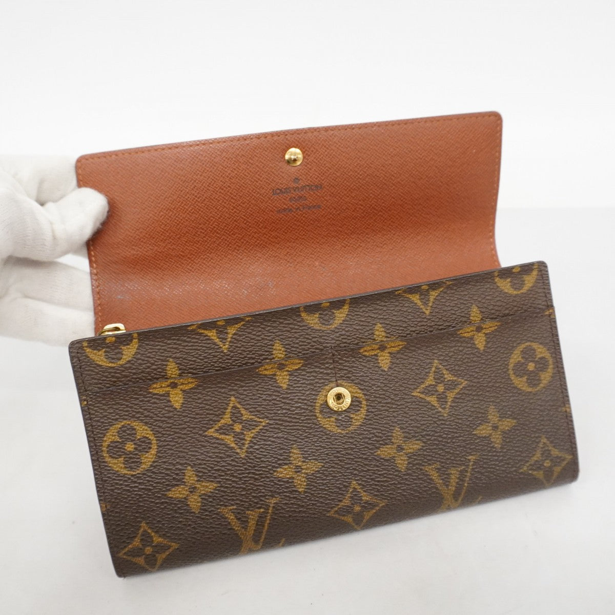6aa0029-k】ルイヴィトン 長財布 モノグラム ポシェットポルトモネ
