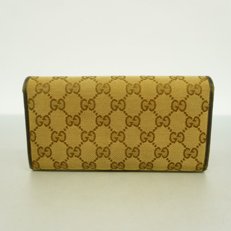 6aa0100-k】グッチ 長財布 GGキャンバス 291099 キャンバス ブラウン