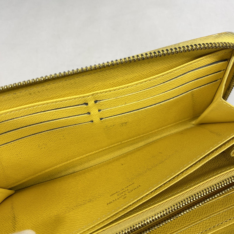 6ab0662-k】ルイヴィトン 長財布 ダミエ・アズール ジッピーウォレット