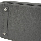 ★在庫処分★最終価格★SALE【6ab0726-g】エルメス ハンドバッグ バーキン30 トゴ グリミスティ シルバー金具 W刻印【中古】レディース