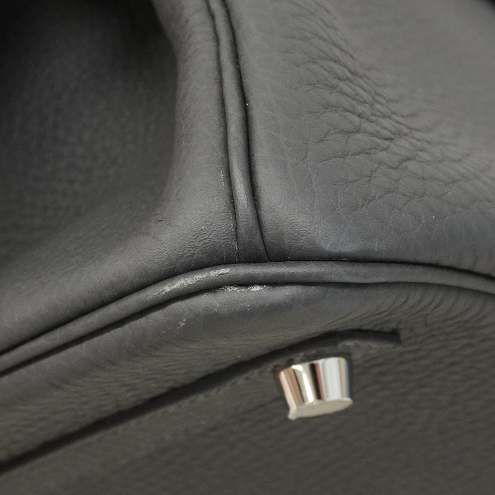 ★在庫処分★最終価格★SALE【6ab0726-g】エルメス ハンドバッグ バーキン30 トゴ グリミスティ シルバー金具 W刻印【中古】レディース