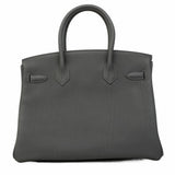 ★在庫処分★最終価格★SALE【6ab0726-g】エルメス ハンドバッグ バーキン30 トゴ グリミスティ シルバー金具 W刻印【中古】レディース