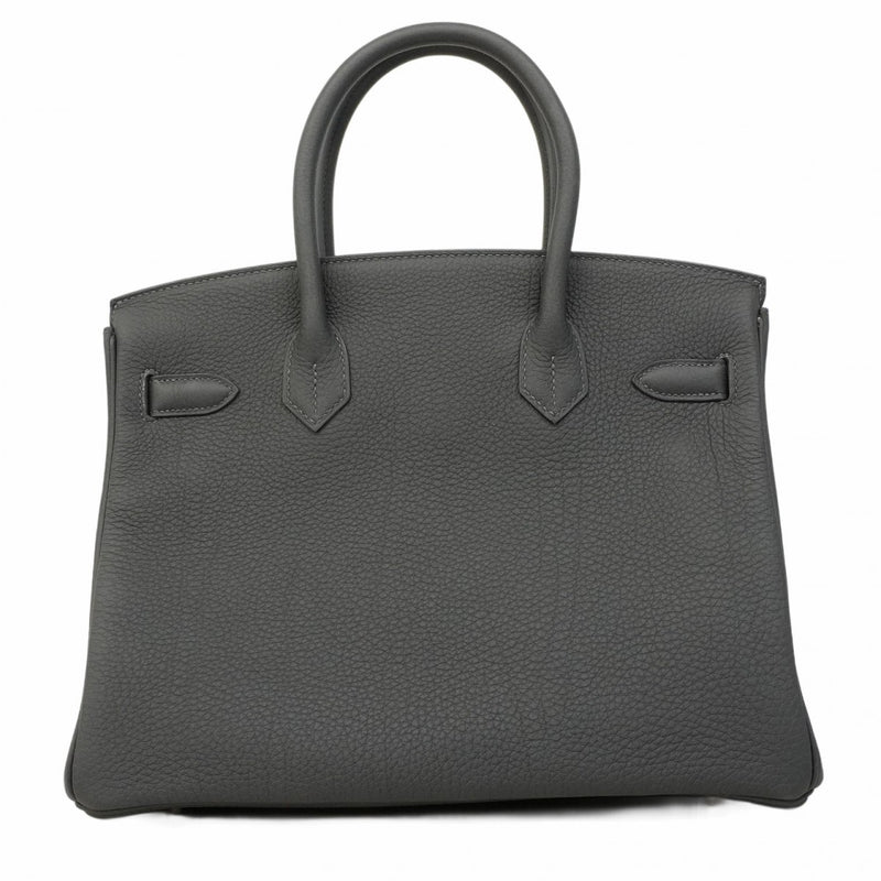 ★在庫処分★最終価格★SALE【6ab0726-g】エルメス ハンドバッグ バーキン30 トゴ グリミスティ シルバー金具 W刻印【中古】レディース