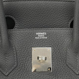 ★在庫処分★最終価格★SALE【6ab0726-g】エルメス ハンドバッグ バーキン30 トゴ グリミスティ シルバー金具 W刻印【中古】レディース