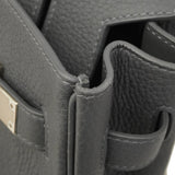 ★在庫処分★最終価格★SALE【6ab0726-g】エルメス ハンドバッグ バーキン30 トゴ グリミスティ シルバー金具 W刻印【中古】レディース