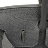 ★在庫処分★最終価格★SALE【6ab0726-g】エルメス ハンドバッグ バーキン30 トゴ グリミスティ シルバー金具 W刻印【中古】レディース