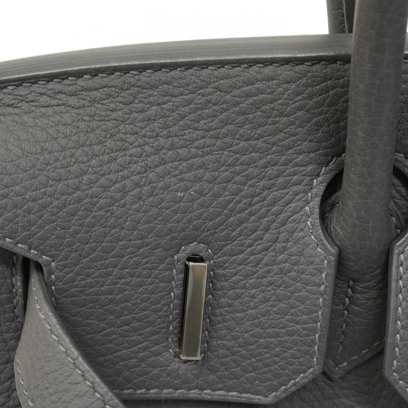 ★在庫処分★最終価格★SALE【6ab0726-g】エルメス ハンドバッグ バーキン30 トゴ グリミスティ シルバー金具 W刻印【中古】レディース