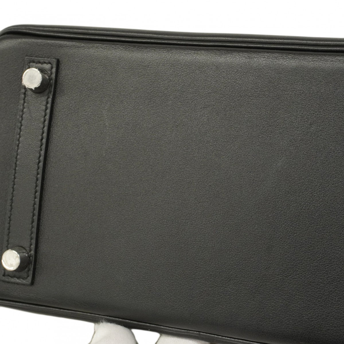 【6ab0728-g】エルメス ハンドバッグ バーキン25 スイフト ブラック シルバー金具 C刻印【中古】レディース