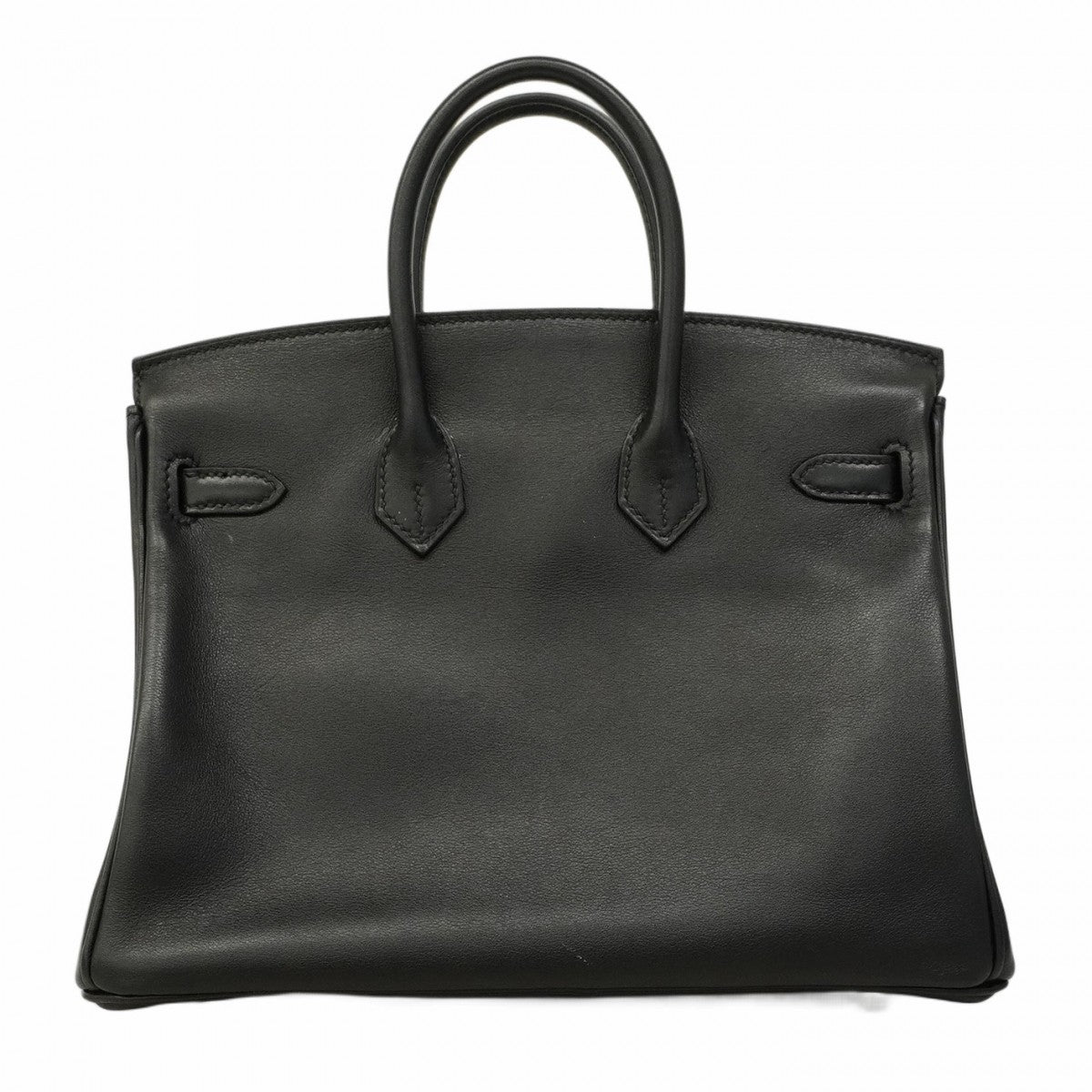 【6ab0728-g】エルメス ハンドバッグ バーキン25 スイフト ブラック シルバー金具 C刻印【中古】レディース