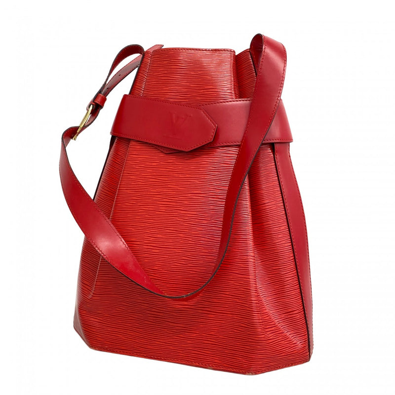 6ab0757-k】ルイヴィトン ショルダーバッグ エピ サックデポールGM