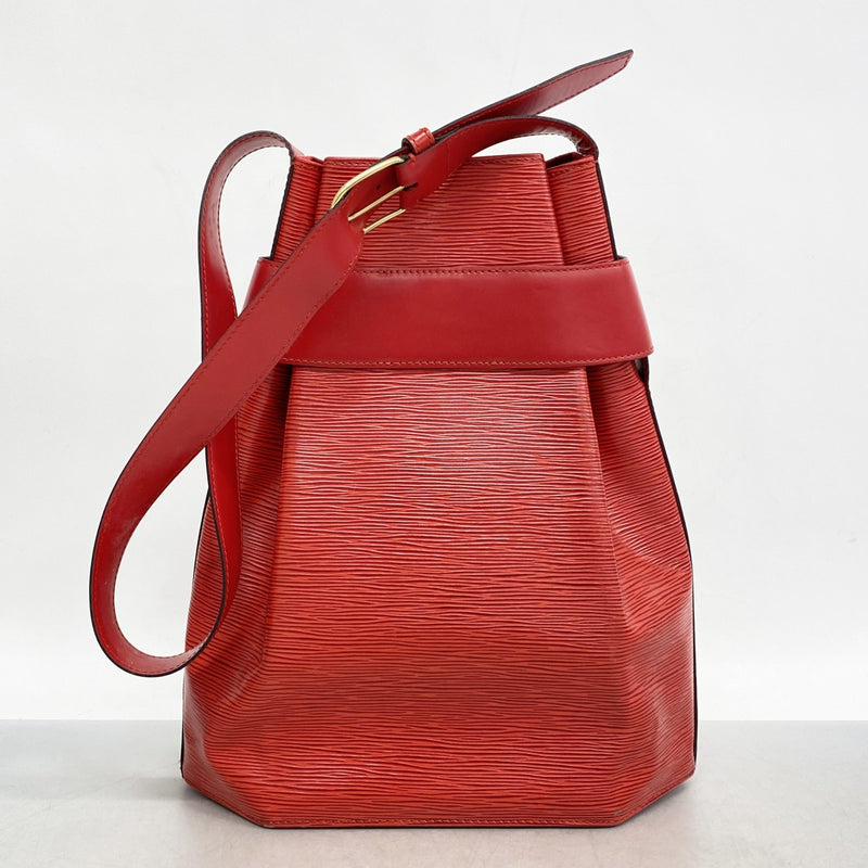 6ab0757-k】ルイヴィトン ショルダーバッグ エピ サックデポールGM