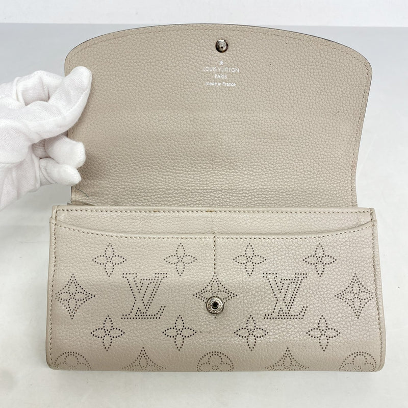 6ab0760-k】ルイヴィトン 長財布 マヒナ ポルトフォイユイリス M60144